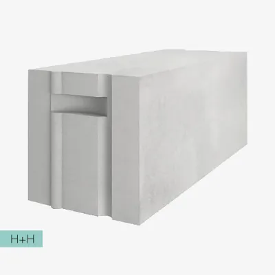 Bloczek betonu komórkowego H+H Gold 24 klasa 500 24x24x59 cm