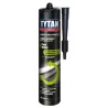 SILIKON uszczelniacz dek bitumiczny czarny TYTAN 280ml